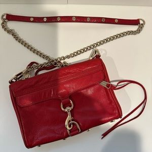 Rebecca Minkoff Red Leather Crossbody